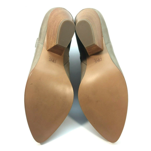 FRYE Women's Reina Leather Ankle Booties Size‎ 10 m - Picture 8 of 8